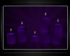 -A- Candles Purple