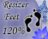 [Arz]Feet Resizer 120%