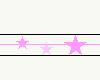 pink star divider