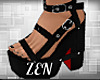 Sandals with heels