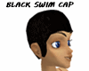 BLACK SWIM CAP