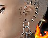 Spike earrings