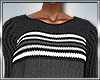 Grey Striped Sweter