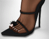 Me black fur heels