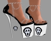 screams white heels