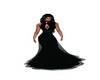Black Janet long gown