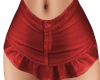 Red Denim RLL Skirt