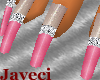 ]J[ DivaFuschia Nails