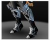 Armor boots black/white