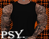 H. Black Mens Tank X