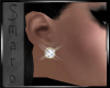 S: Gold diamond earrings