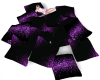 purple pillow pile