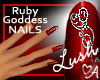 Ruby Goddess Lush Nails