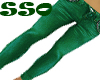 Xmas green skinny jeans