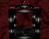 Goth End Table/Candles