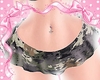 ୨୧ camo mini skirt
