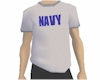 Gray Navy Tee Shirt