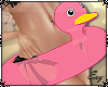 |Pink Duck Floatie