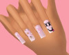 n` silly pink nails