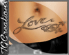 {TG} Love*F*Belly Tattoo