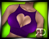 Heart Purple Top