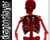 Red Skeleton Evil Halloween Costume Fun Funny Wiggle Dance Song