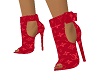 LV Red Strappy Heels