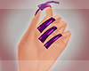 {W} Purple Nails