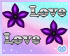 Purple Love Flower Sign