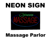 Massage Parlor Neon Sign