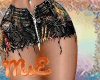 ❂ Denim fringe skirt