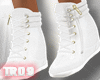 Nala White Wedge Sneaker