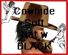 Cowhide Soft W Black Hai