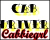 Cab Driver Sticker