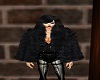Diva Fur Coat Black V1