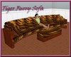 Tiger Furry Sofa