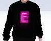 Neon E Letter Sweatshirt