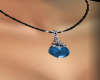 [LM]Gem necklace-blue