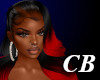 CB- Hannah Ombre Blk/Red