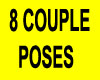 8 Couple Poses Animated