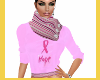 PINK HOPE SCARF TOP