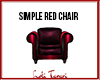 Simple Red Chair