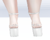 White V Day Heels