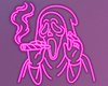 GhostFace Neon Pink