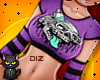 !!D Skully Top Purple