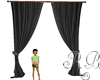 Black Drapes Curtain