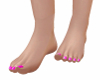 Pink Toe Nails