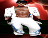 Whte & Blue Wolf Dub Fit