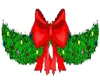 garland and red bow