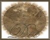 Gold Round Rug